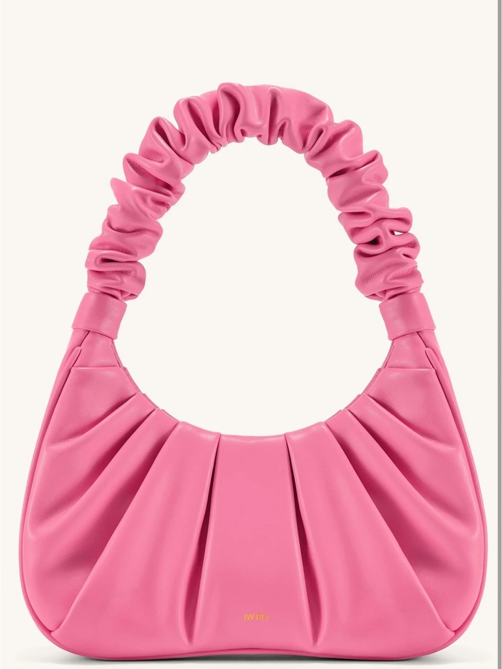 NWT JW PEI Gabbi Ruched Hobo Handbag - Pink